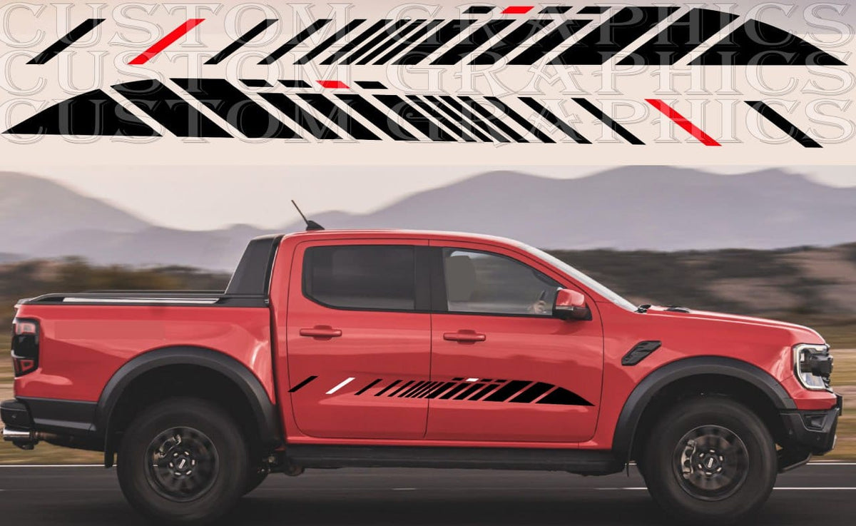 Premium Sticker Style Design Compatible With Ford Ranger Raptor 2023 