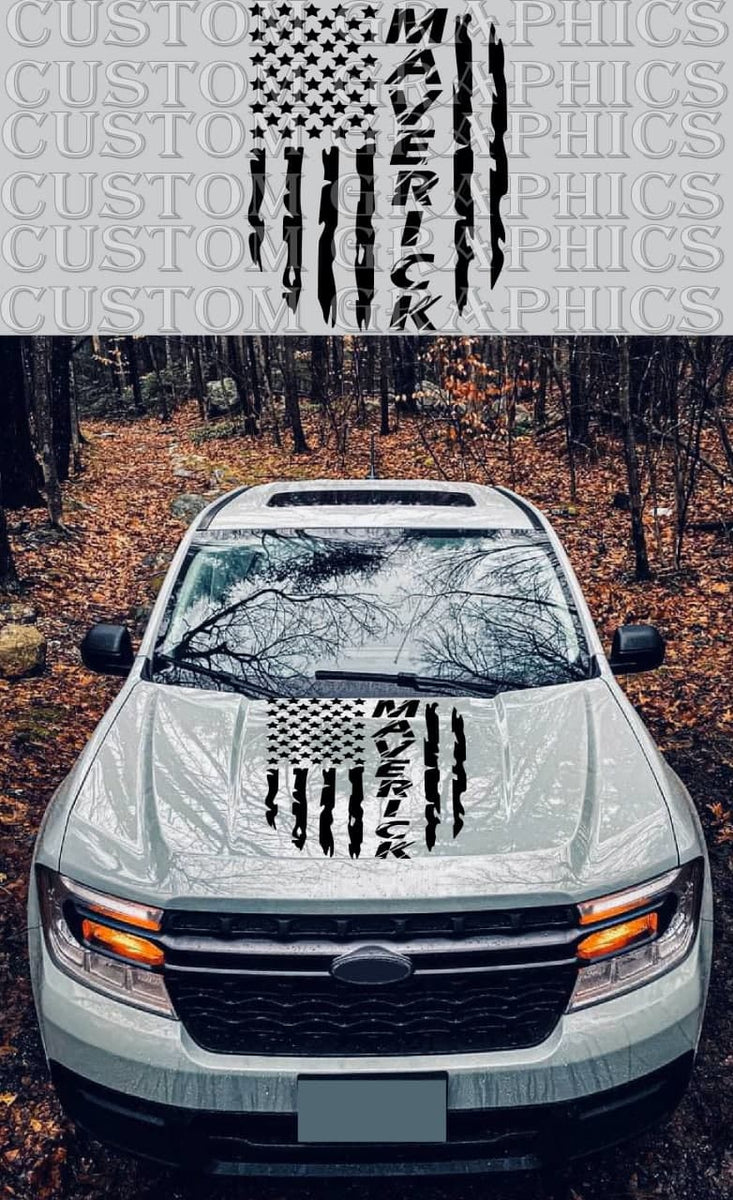 American Flag Rocks Vinyl Hood Wrap Bonnet Decal Sticker selling Graphic Universal Fit