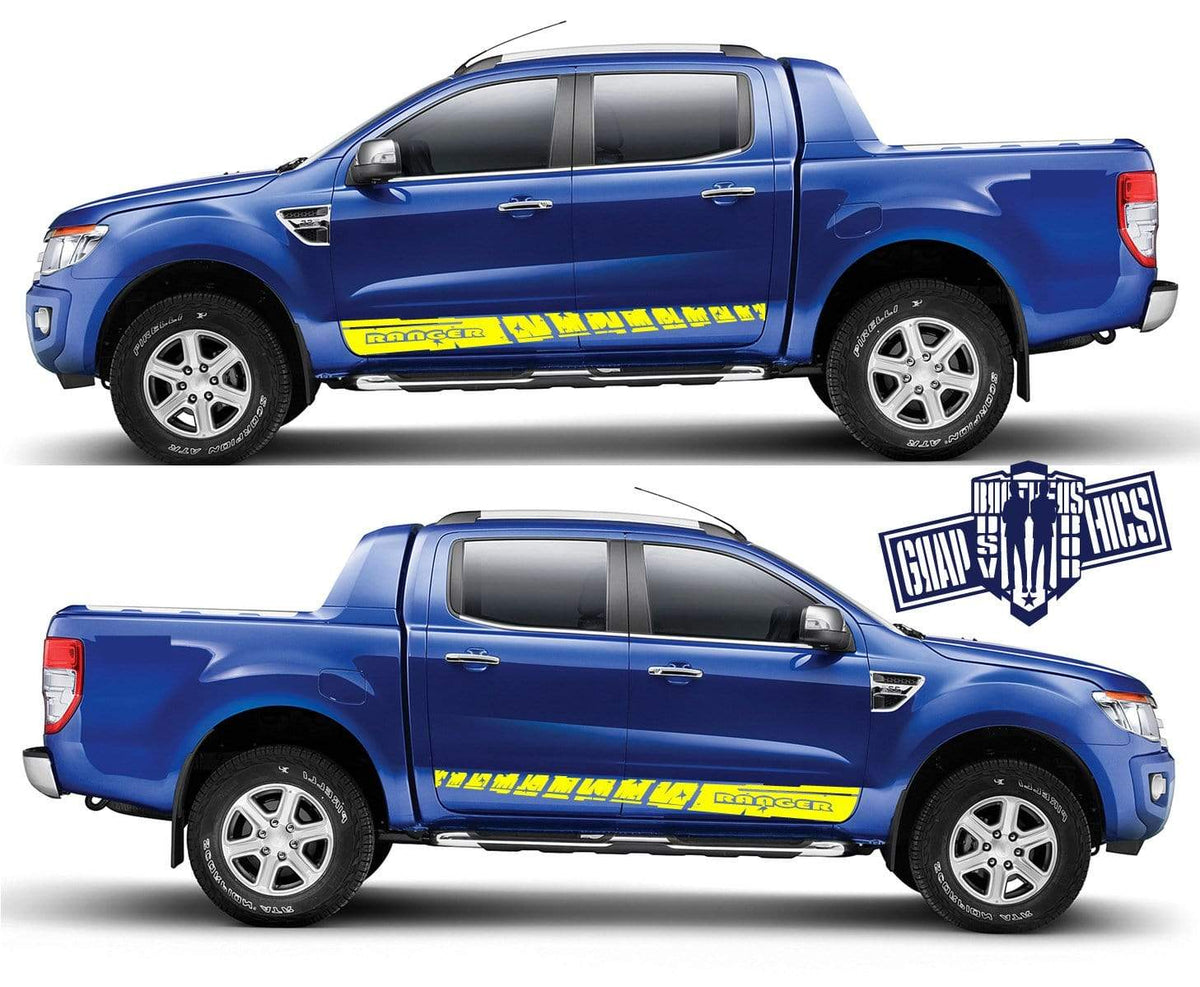 Ford Ranger Wildtrak signature - Kit Complet - Tuning Sticker Autocollant  Graphic Decals