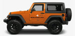 Premium Vinyl Stickers Compatible with Jeep Wrangler J2 Surf Design Exclusive car decals