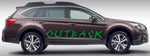 Autocollants en vinyle de conception de logo graphique unique pour Subaru Outback