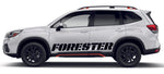 Premium Vinyl Sticker Compatible with Subaru Forester Unique Name Design