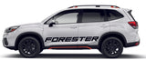 Premium Vinyl Sticker Compatible with Subaru Forester New Unique Name Design BFF