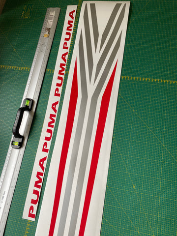 New Design Decal Sticker Figure Racing Stripes compatible with Ford Puma