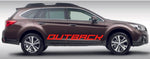 Premium Vinyl Stickers Compatible with Subaru Outback Best Name Design BFF