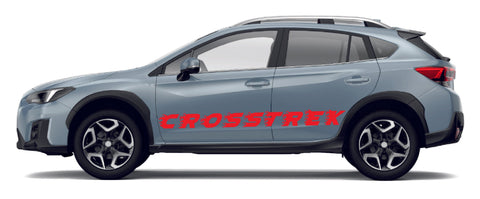 Premium Vinyl Sticker Compatible with Subaru Crosstrek Subaru XV Unique Flame Design car decals