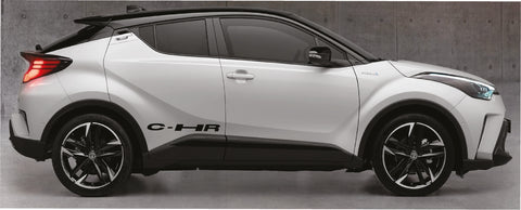 New Premium Sticker Vinyl Stripes Compatible With Toyota C-HR Sticker Street Auto