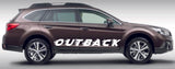 Premium Vinyl Stickers Compatible with Subaru Outback Flame Name Design BFF