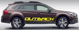 Premium Vinyl Stickers Compatible with Subaru Outback Style Name Design BFF