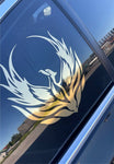 UNIVERSAL STICKERS "Phoenix" Design Graphic Stickers Any Car 8x8 inches