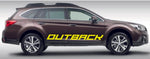 Premium Vinyl Stickers Compatible with Subaru Outback Best Name Design BFF