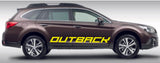 Autocollants en vinyle de conception de logo graphique unique pour Subaru Outback