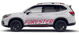 Premium Vinyl Sticker Compatible with Subaru Forester New Clock Name Design Car accessories