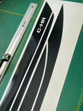 Premium Sticker Vinyl Stripes Compatible With Toyota C-HR Classic Style