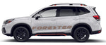 Premium Vinyl Sticker Compatible with Subaru Forester Style Name Design BFF