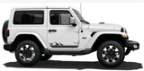 Premium Vinyl Stickers Compatible with Jeep Wrangler Mountain line Design Premium Quality, 
Personalized Design, 
Vehicle Enhancement, 
Sticker Street Auto, 
Stylish Exclusive