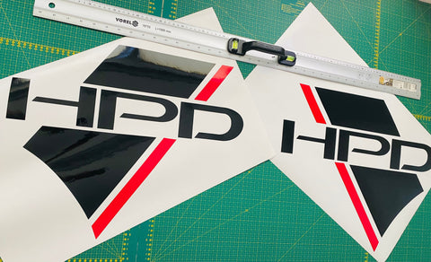 Stickers Compatible With Honda Ridgeline Style HPD Design Vinyl Decal