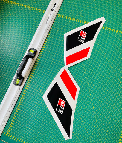 Premium Vinyl Sticker Compatible With Toyota GR 86 Rear Line Design