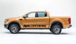 Premium Vinyl Sticker Side Door Decals Compatible With Ford Ranger Wildtrack