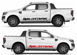 Premium Vinyl Sticker Side Door Decals Compatible With Ford Ranger Wildtrack