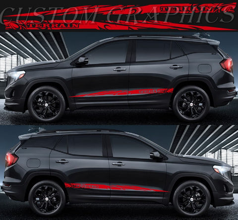 Premium Quality Sticker Compatible With GMC Acadia Denali Terrain Style Line Design BFF