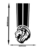 Premium Quality Universal Hood stickers Lion zodiac sign Design Best Decal