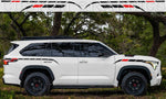 Premium Vinyl Sticker Compatible With Toyota Sequoia Best Design Window TRD pro Decals