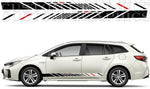 Premium Sticker Compatible With Suzuki Swace Unique Figure Line Design Car tunning Decals