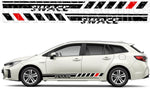 Premium Sticker Compatible With Suzuki Swace Unique Name Line Design Car tunning Decals