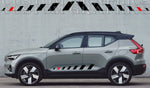 Premium Vinyl Sticker Racing Stripes Compatible With Volvo XC40 Style 2 color New Design BFF