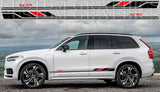 Premium Vinyl Sticker Racing Stripes Compatible With Volvo XC90 New Unique Best Design