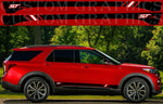 Premium Sticker Compatible With Ford Explorer Unique 2 Color Design Best Decals