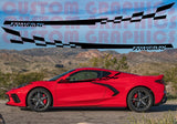 Graphiques Up Design compatibles avec Chevrolet Corvette C8 Stingray 