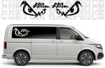 Premium Vinyl Sticker Compatible with VW Transporter Eyes Design