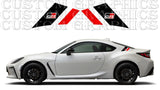 Premium Vinyl Sticker Compatible With Toyota GR 86 Rear Line Design