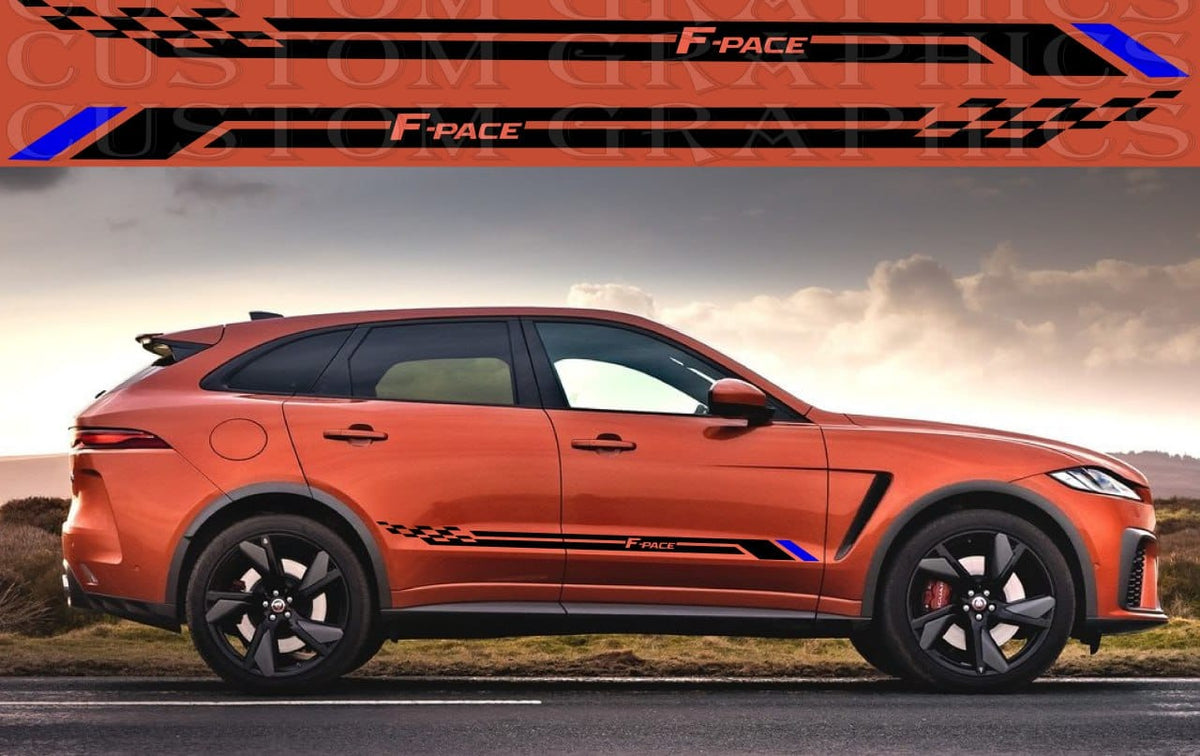 Premium Sticker Compatible With Jaguar F Pace SVR Best Line Design ...