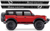 Premium Vinyl Stickers Compatible With Ford Bronco Nation 2023