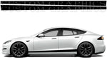 Premium Sticker Compatible with Tesla S Classic Design Car Lovers New style BFF