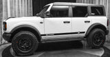 Stickers Decals New Design Compatible With Ford Bronco 4 doors Design