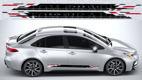 Premium Quality Stickers Compatible With Toyota Corolla Best Design