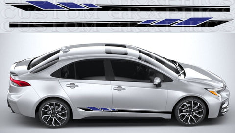 Premium Quality Stickers Compatible With Toyota Corolla Style Design