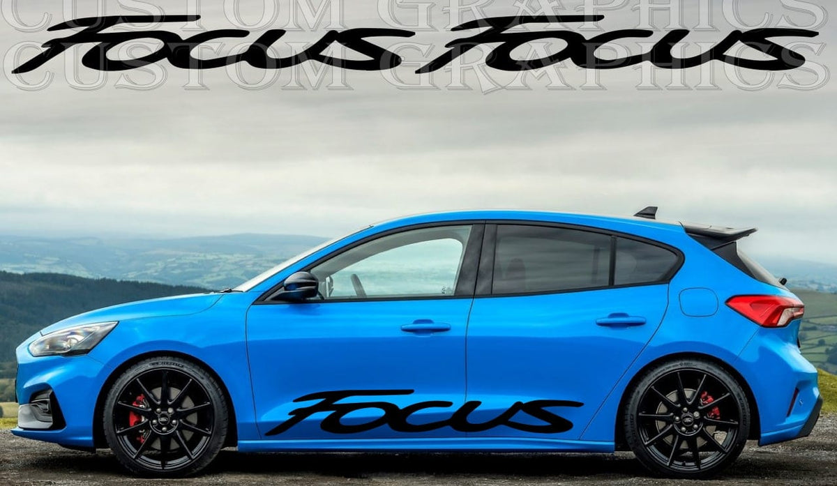 Sticker Stripes Compatible With Ford Focus Logo Design Decal Vinyl ...