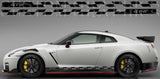 Premium Hood Stickers Compatible With Nissan GT-R GTR Sport Racing Stylish Exclusive Design