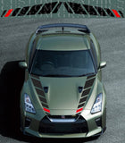 New Hood Premium Stickers Compatible With Nissan GT-R GTR Sport Racing Car styling decals