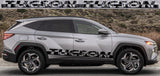 Autocollant compatible avec le logo HYUNDAI TUCSON en vinyle