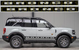 Premium Vinyl Stickers Decals Compatible With Ford Bronco Name Style Design