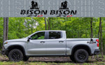 Vinyl Sticker Compatible With Chevrolet Silverado ZR2 Bison Style Design