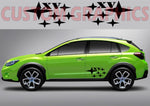 Vinyl Graphics 2x Decal Sticker Vinyl Side Racing Stripes Compatible with Subaru XV