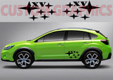 Vinyl Graphics 2x Decal Sticker Vinyl Side Racing Stripes Compatible with Subaru XV