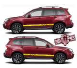 2x Decal Sticker Vinyl Side Racing Stripes for Subaru Forester - Brothers-Graphics